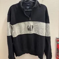GAP ハーフジップスウェット