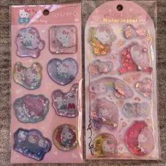 ハローキティ 水に浮かぶシール 2枚セット