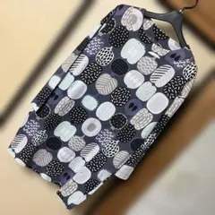 marimekko 総柄 長袖チュニック Mのサムネイル