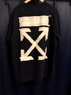 希少✨OFF-WHITE テープ クロスアロー オーバーサイズ Tシャツ XSのサムネイル