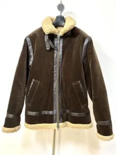 美品 nano (ナノユニバース) メンズ 裏ボア コーデュロイ ジャケット