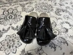 訳あり】JW Anderson プラットフォームサンダル ブラック サイズ40 