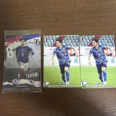 南野拓実 日本代表 トレーディングカード 3枚セット