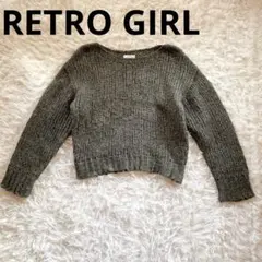 【RETRO GIRL】カーディガン/M/黒ブラックキルティング/羽織り/秋冬