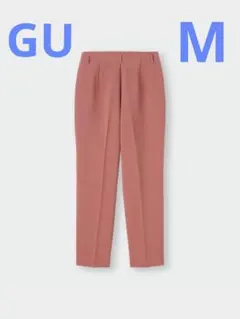 ジーユー　ハイウエストテーパードパンツZ+E　レディース　ピンク　M