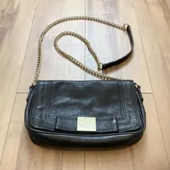 kate spade ケイトスペード ショルダーバッグ ブラック 黒 レザー