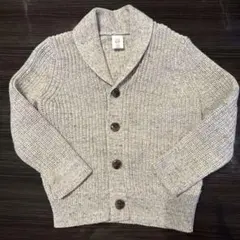 【美品】baby GAP グレー ニットカーディガン 90cm