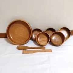 木製サラダボール　セットのサムネイル