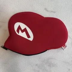 の*の様 マリオ 帽子型ポーチ 赤　クラブニンテンドー　非売品