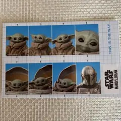 証明写真風ステッカー マンダロリアン グローグー 未開封