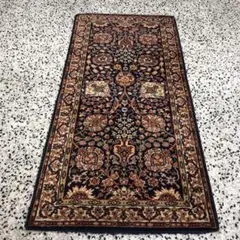 《送料込》ペルシャ絨毯様　クラシック　ランナーラグ　ラグ　レトロ