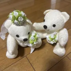 4℃ ブライダルベア ウェディングドールのサムネイル