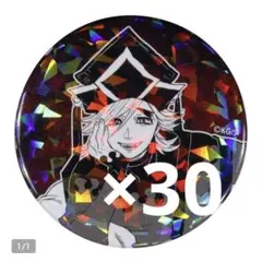 鬼滅の刃 童磨 オールスター缶バッジ ホログラム ジャンプ 鬼30点 幼少期1点