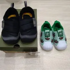 KEEN キッズ ハウザー 13.5cm　アディダススリッポン12cm