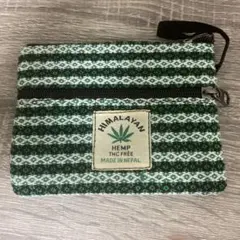 Hemp THC FREE 麻ポーチ カラフル　小物入れ新品未使用