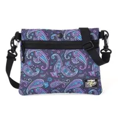 CHALLENGER フレイム柄 ボディバッグ CHALLENGER / FIREBALL WAIST BAG -Black-