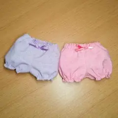 メルちゃんはなちゃん用　ぷっくりパンツ２枚セット(62)