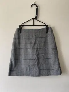 UNIQLO ウールブレンド ミニスカート グレー 58のサムネイル