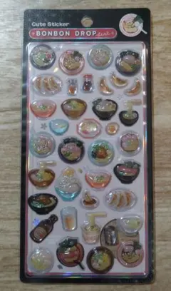 正規品 クーリア ボンボンドロップシール和柄 ラーメン