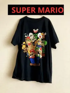 スーパーマリオ、マリオプリント、Tシャツ、メンズLサイズ、ktaの古着