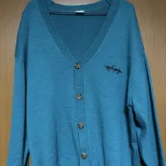 青　カーディガン　Mサイズ