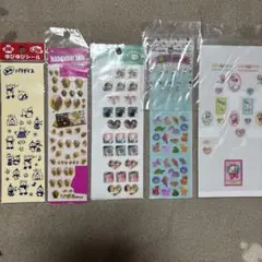 レトロ　デコボコシール　転写　プクプクシール　ポコポコ　ぷっくり