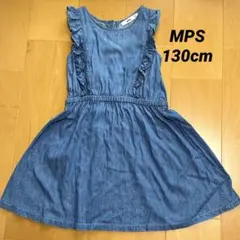 MPS デニム ノースリーブ ワンピース 130のサムネイル