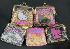 ハローキティ PVCがま口ポーチ全5種セット