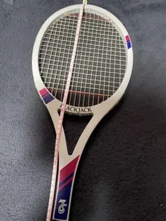 BLACKJACK テニスラケット ホワイト/レッド