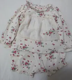 センスオブワンダー　セットアップ　90 　いちご　エプロン