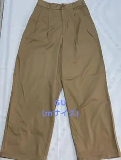 GUワイドチノパンツ
