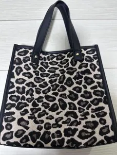 ヒョウ柄トートバッグ