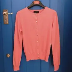UNTITLED カーディガン ピンク サーモンピンク　アンタイトル