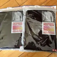 ユニクロ　メンズ　ヒートテック　クルーネックT 九分袖　S ２枚セット