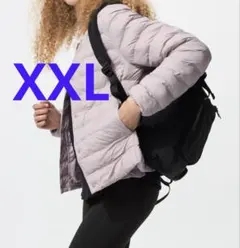 XXL ユニクロ　パフテックコンパクトジャケット　ライトパープル　大きいサイズ