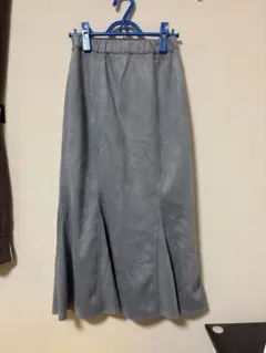 スエード風 マーメイドスカート