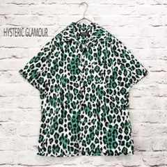 【美品】日本製 HYSTERIC GLAMOUR レオパード柄 半袖シャツのサムネイル