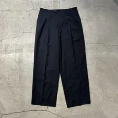 ChristianDior ツータック スラックス ダークネイビー W30L29 - メルカリ