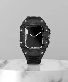 Applewatch Case Carbon Racing 時計 44 45MM