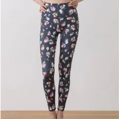 SUKALA ローズプリントレギンス　ブラック　Mサイズ