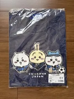 ちいかわ Tシャツ サッカー日本代表ver Mサイズ ゴール ハチワレ