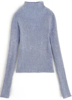 grl サムホール付きハイネックラメリブニットトップス[cu474]