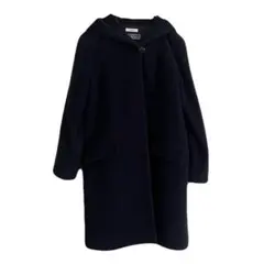IENA イエナ■フード付きウールビーバー比翼ロングコートSネイビー 2025年最新イエナ コート ネイビーの人気アイテム - メルカリ