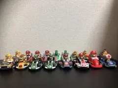 マリオカート フィギュアセット 18 体　ミニカー　プルバック