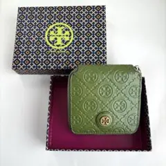 未使用　TORY BURCHトリーバーチ　二つ折り財布　グリーン　緑 楽天市場】【未使用品】【財布】TORY BURCH トリー バーチ 2つ折財布