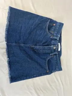 MOUSSY ダークブルーデニムスカートのサムネイル