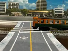 ［Nゲージ規格道路ふみきり素材］ＫＡＴＯユニトラック複線用　自作品のサムネイル