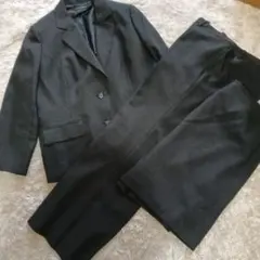 極美品　大きいサイズ　21号　スーツ3点セット　ブラック