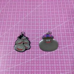 美品・非売品】ドラゴンクエスト ラインストーン マスコット 2種類
