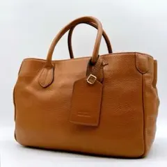 美品】ADMJ 25周年限定 トートバッグ シュリンクレザー グレージュ